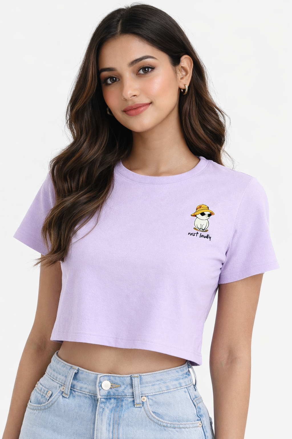 Exist Loudly Crop Tee