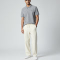 Soft Neutral Polo Co-Ord set