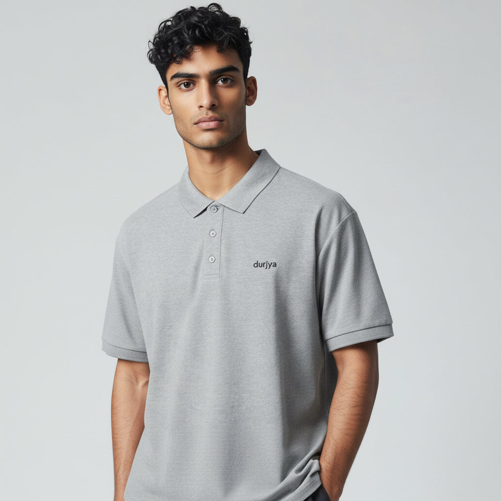 Soft Neutral Polo Co-Ord set