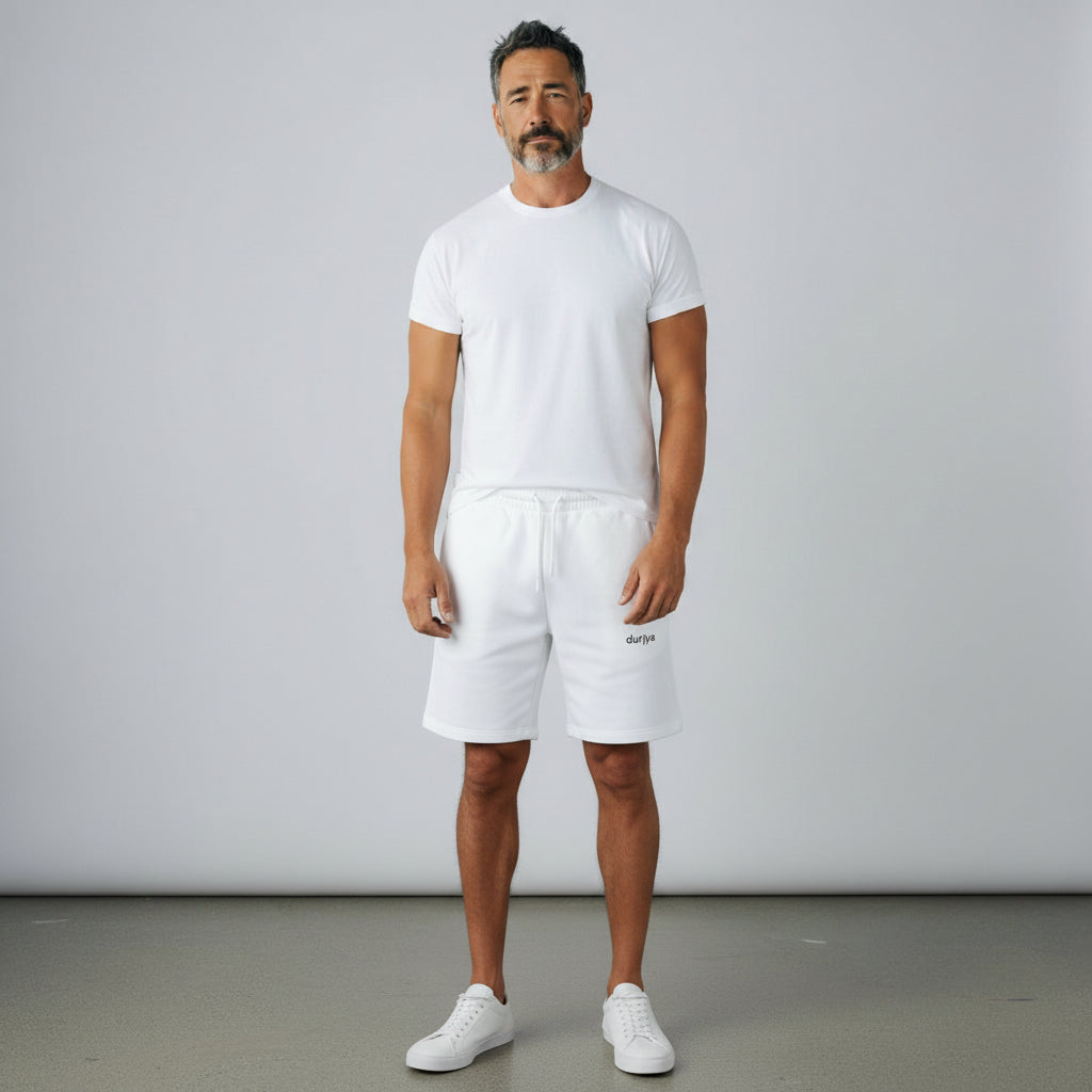 White Men's Premium Shorts