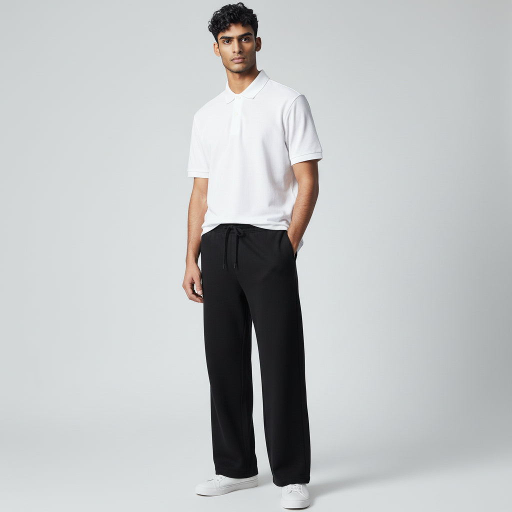 Classic Black & White Polo Co-Ord