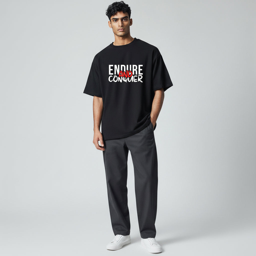 Enquire & Conquer Classic Steel Grey T-Shirt