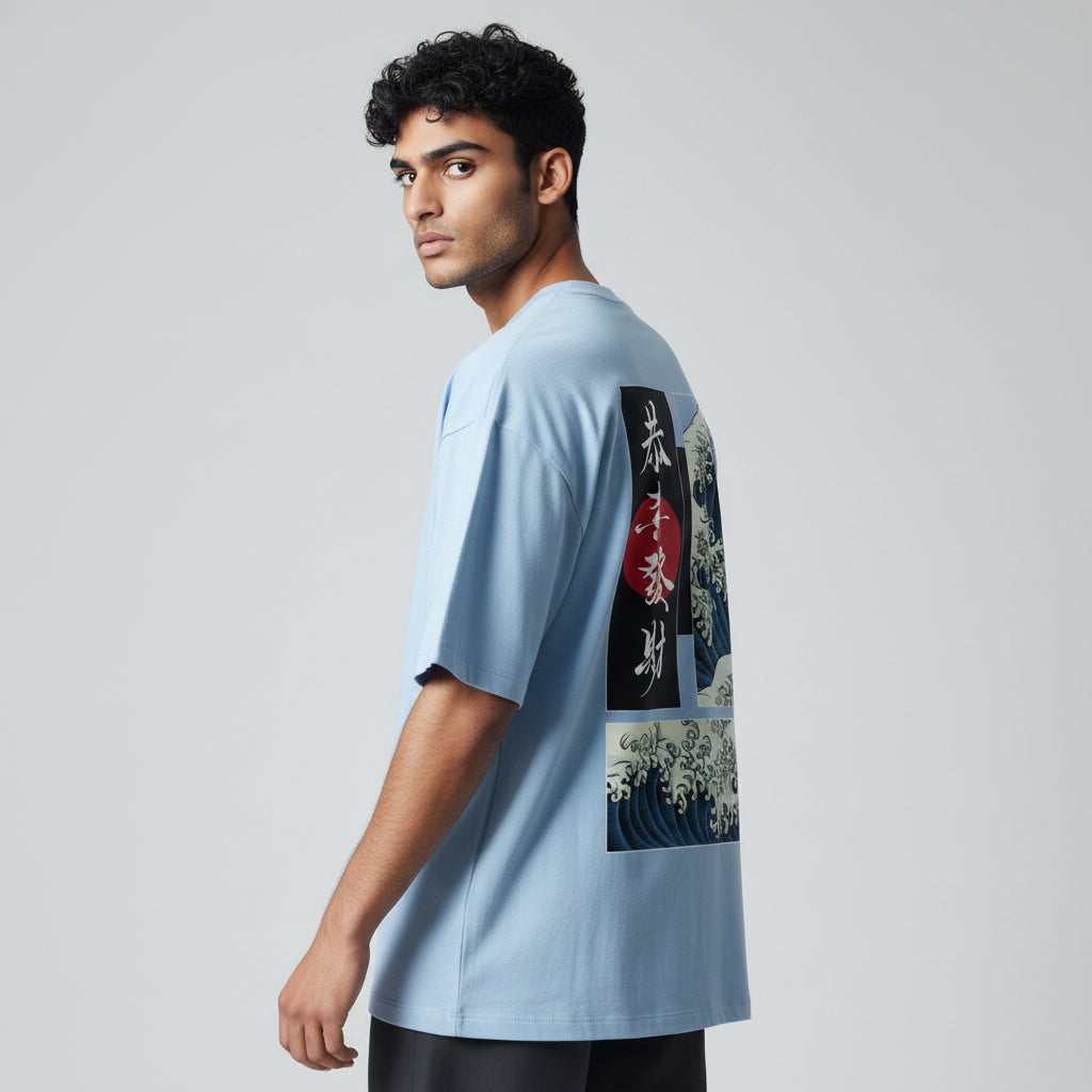Twin Koi Oversized Tee