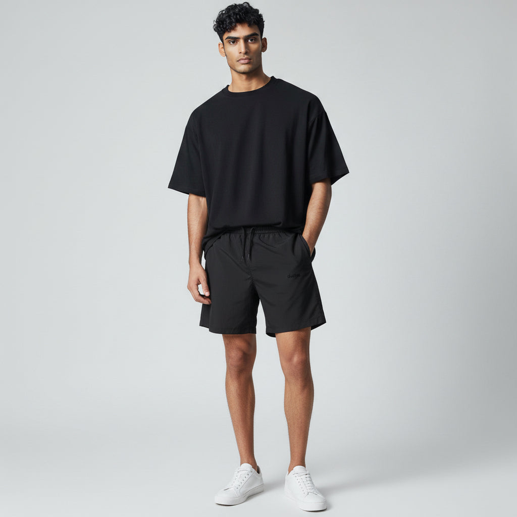 Black Men's Premium Shorts